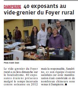 Article du Progrès
